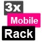 2x ODD bays to 3x 3.5" hot-swap HDD bays Mobile Rack Cage