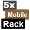 3x ODD bays to 5x 3.5" hot-swap HDD bays Mobile Rack Cage