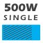 500 Watt 80 PLUS High Efficiency single power supply