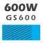 600W GS600 80 PLUS® Bronze Certified Power Supply