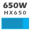 650W HX650 80 PLUS® Gold Certified Modular Power Supply
