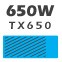 650W TX650M 80 PLUS® Bronze Certified High Performance Modular Power Supply