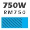 750W RM750 80 PLUS® Gold Certified Fully Modular Power Supply