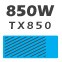 850W TX850M 80 PLUS® Bronze Certified High Performance Modular Power Supply